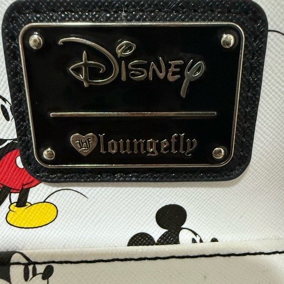 Loungefly Disney Mickey Mouse White Backpack - Picture 3 of 5